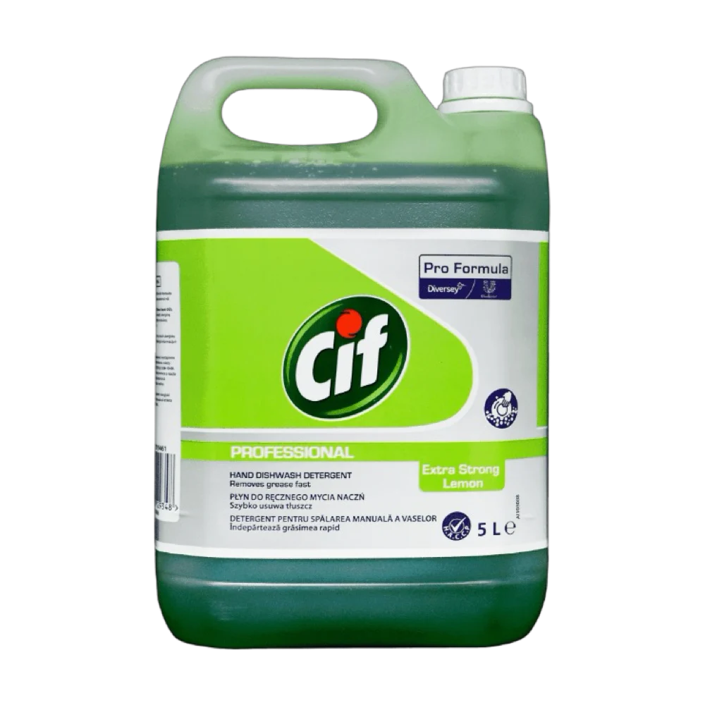 CIF Dishwash Extra Strong Lemon, 5л