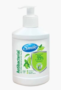 SMILE мило з антибактеріальним ефектом, з екстрактом лайма та м’яти, 250мл