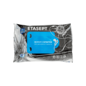 Серветки Етасепт для дезінфекції гаджетів, 20шт
