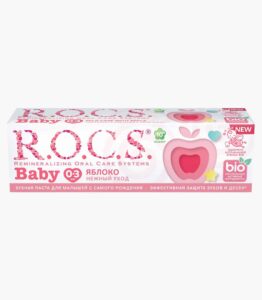 Зубна паста “R.O.C.S. Baby. Ніжний догляд Яблуко”, 45гр