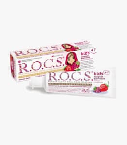 Зубна паста “R.O.C.S. для детей Ягідна фантазія Малина й Полуниця”, 45гр