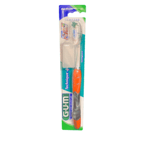 Зубна щітка GUM Technique PLUS, компактна середньо-м’яка