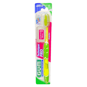 Зубна щітка GUM Technique PRO COMPACT MEDIUM, компактна середньо-м’яка