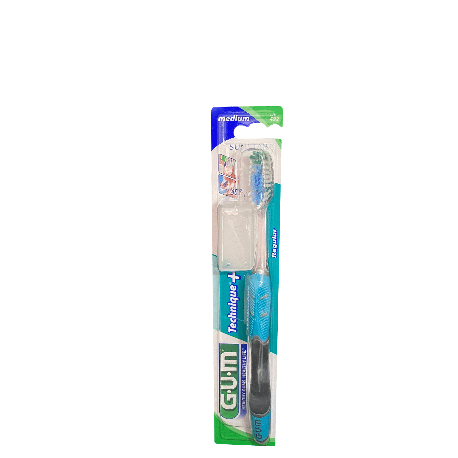 Зубна щітка GUM Technique PLUS, середньо-м’яка