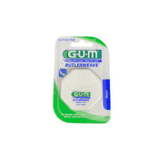 Зубна нитка GUM BUTLERWEAVE WAXED, вощина, 55м