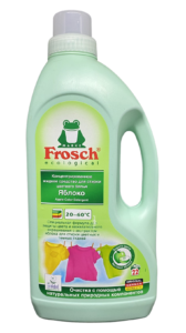 FROSCH Концентрированое жидкое средство для стирки цветных вещей Яблоко, 1.5л