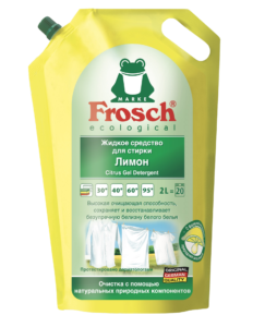 Frosch Жидкое средство для стирки Лимон, 2л