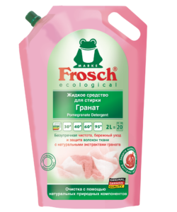 Жидкое средство для стирки Frosch Гранат, 2л