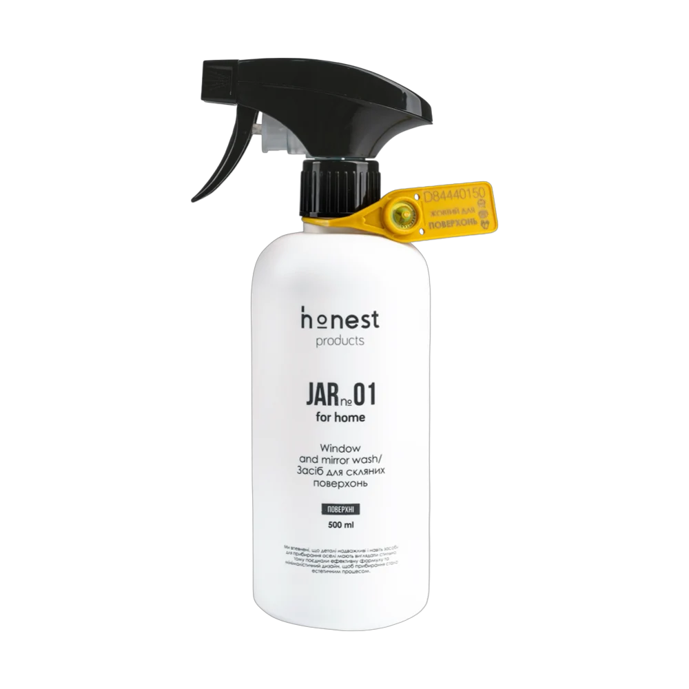 Средство пенное для стеклянных поверхностей JAR №01 від honest products for home, 500мл