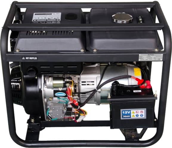 Генератор дизельний ITC Power 6500W AVR einphasig DG7800LE, чорний