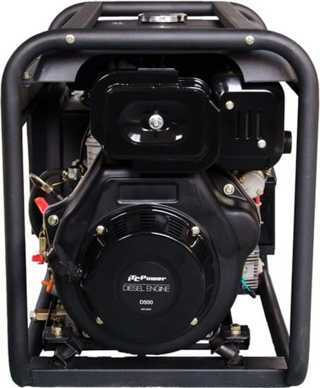Генератор дизельний ITC Power 6500W AVR einphasig DG7800LE, чорний