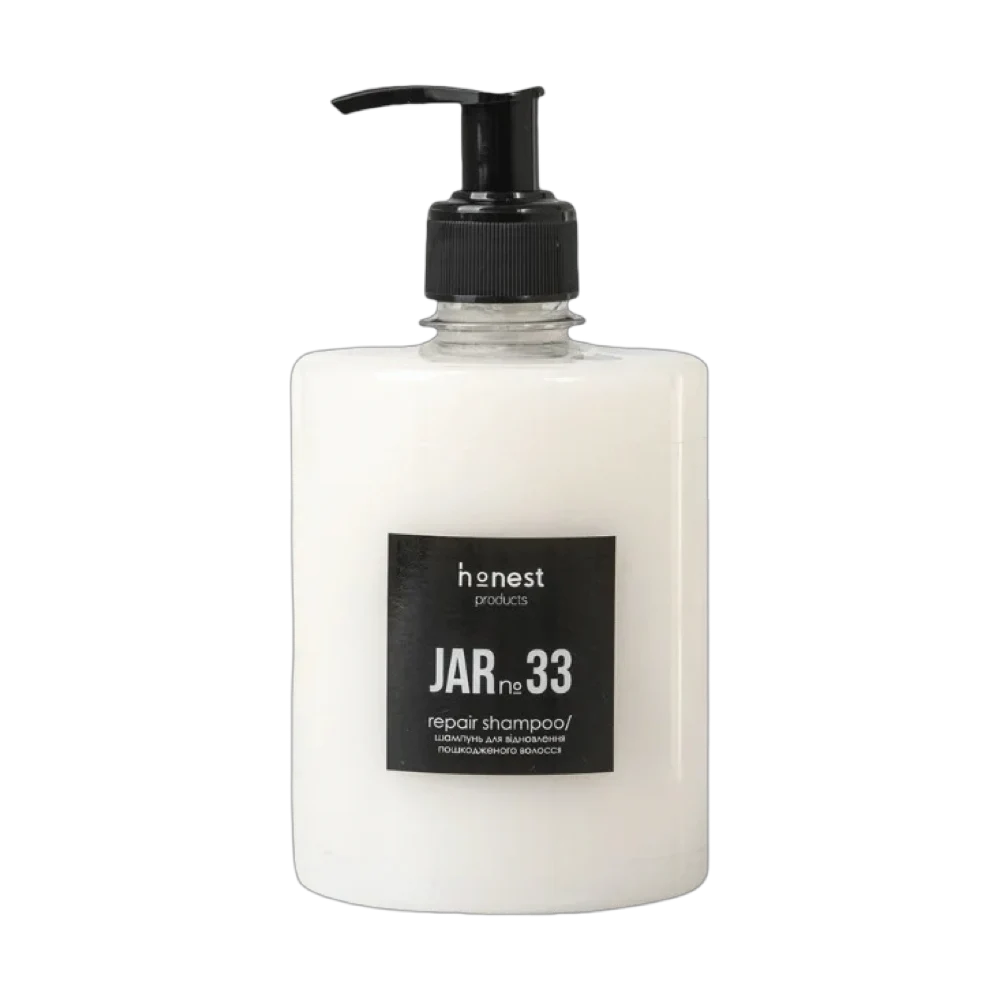 Шампунь для восстановления поврежденных волос JAR №33 от honest products, 500мл