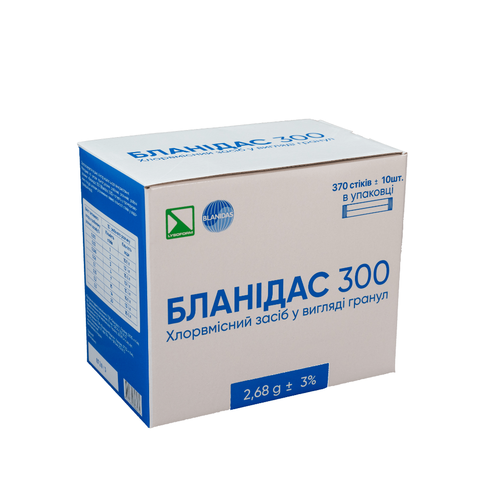 Бланідас 300 (гранули), 370 стіків