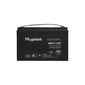 Кислотный аккумулятор 12В 100А*ч (1200 Вт*ч) для UPS / ИБП, батарея AGM Megatank 12V 100Ah