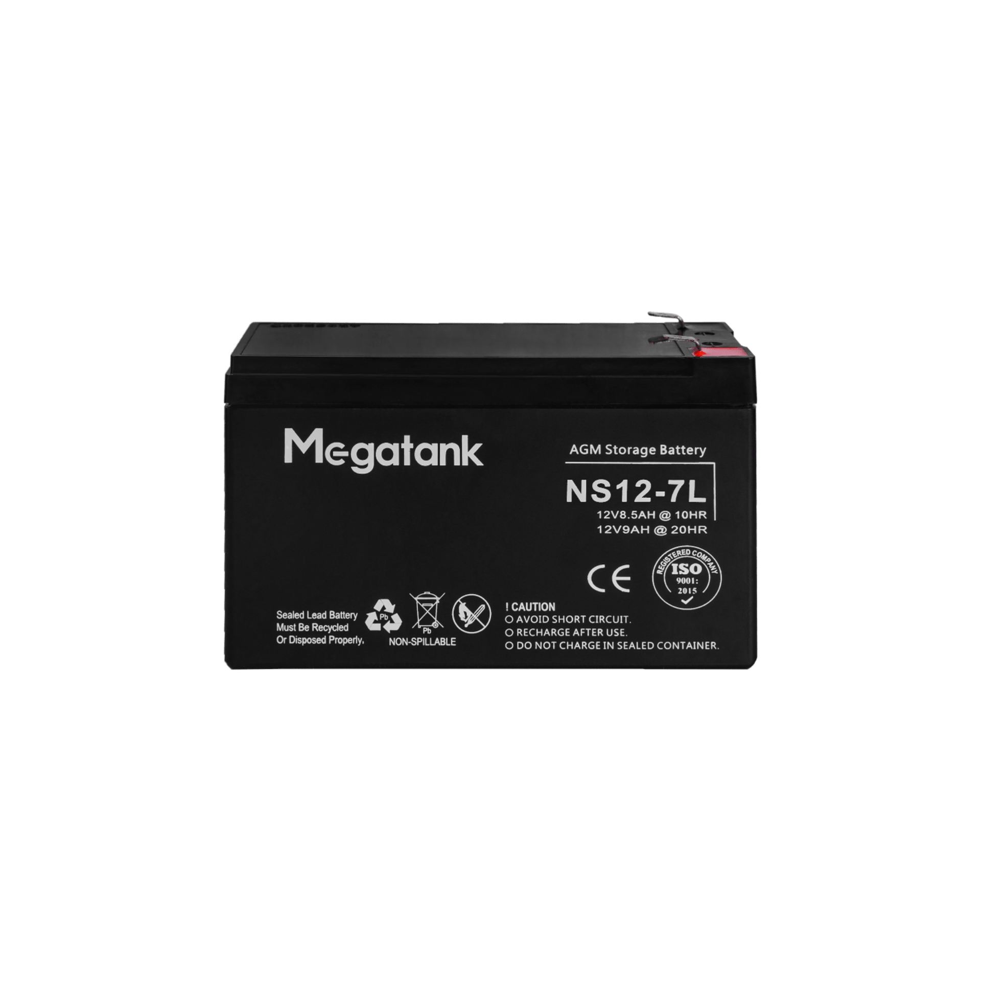 Гелевый аккумулятор 12В 7А*ч (84 Вт*ч) для UPS / ИБП, батарея Gel Megatank 12V 7Ah