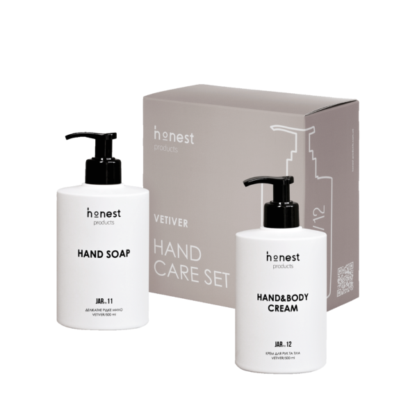 Подарунковий набір мило та крем для рук vetiver