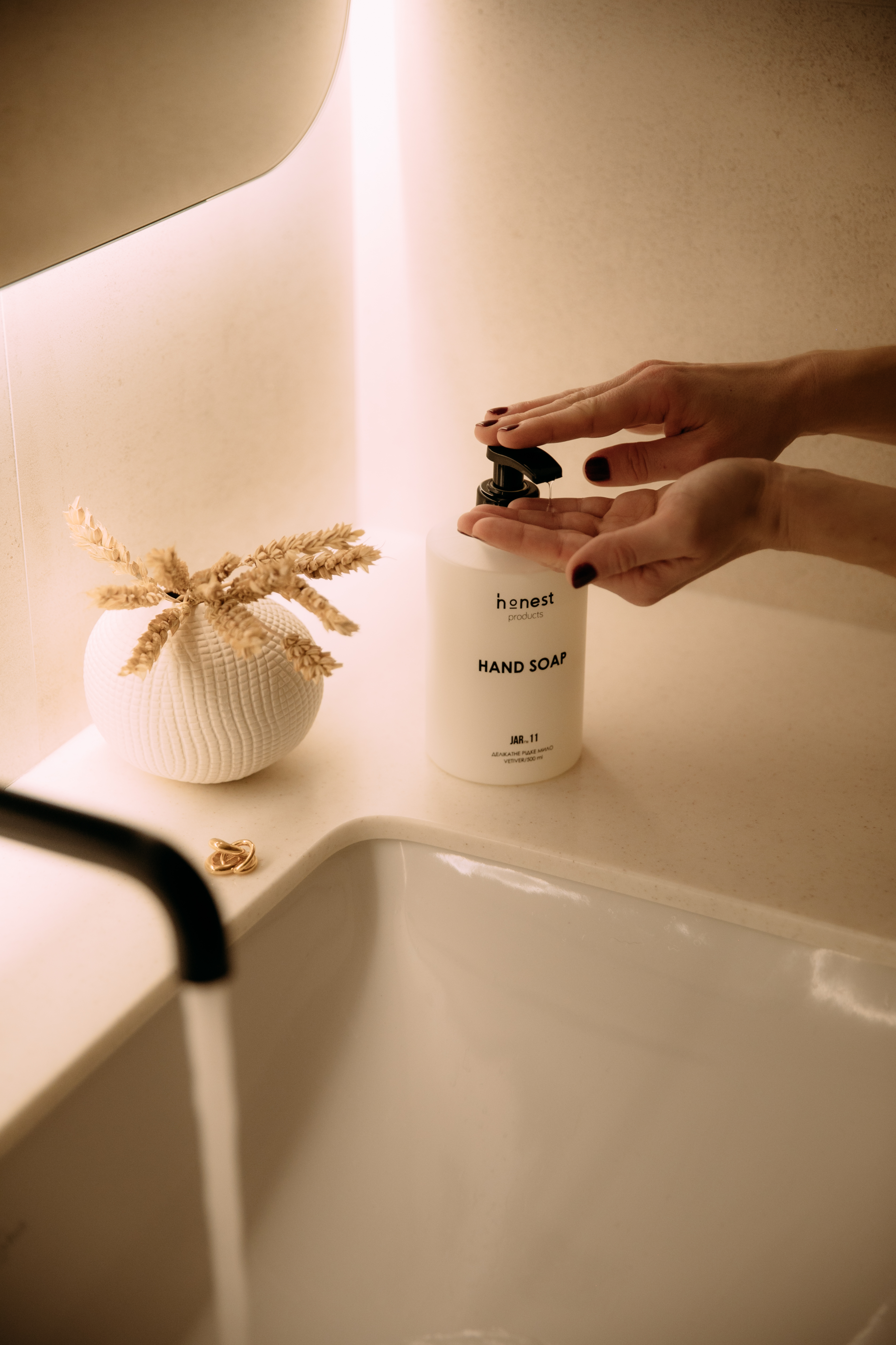 Делікатне рідке мило JAR №11 vetiver від honest products, 500мл