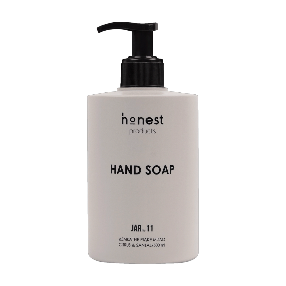 Деликатное жидкое мыло JAR №11 citrus & santal от honest products, 500 мл