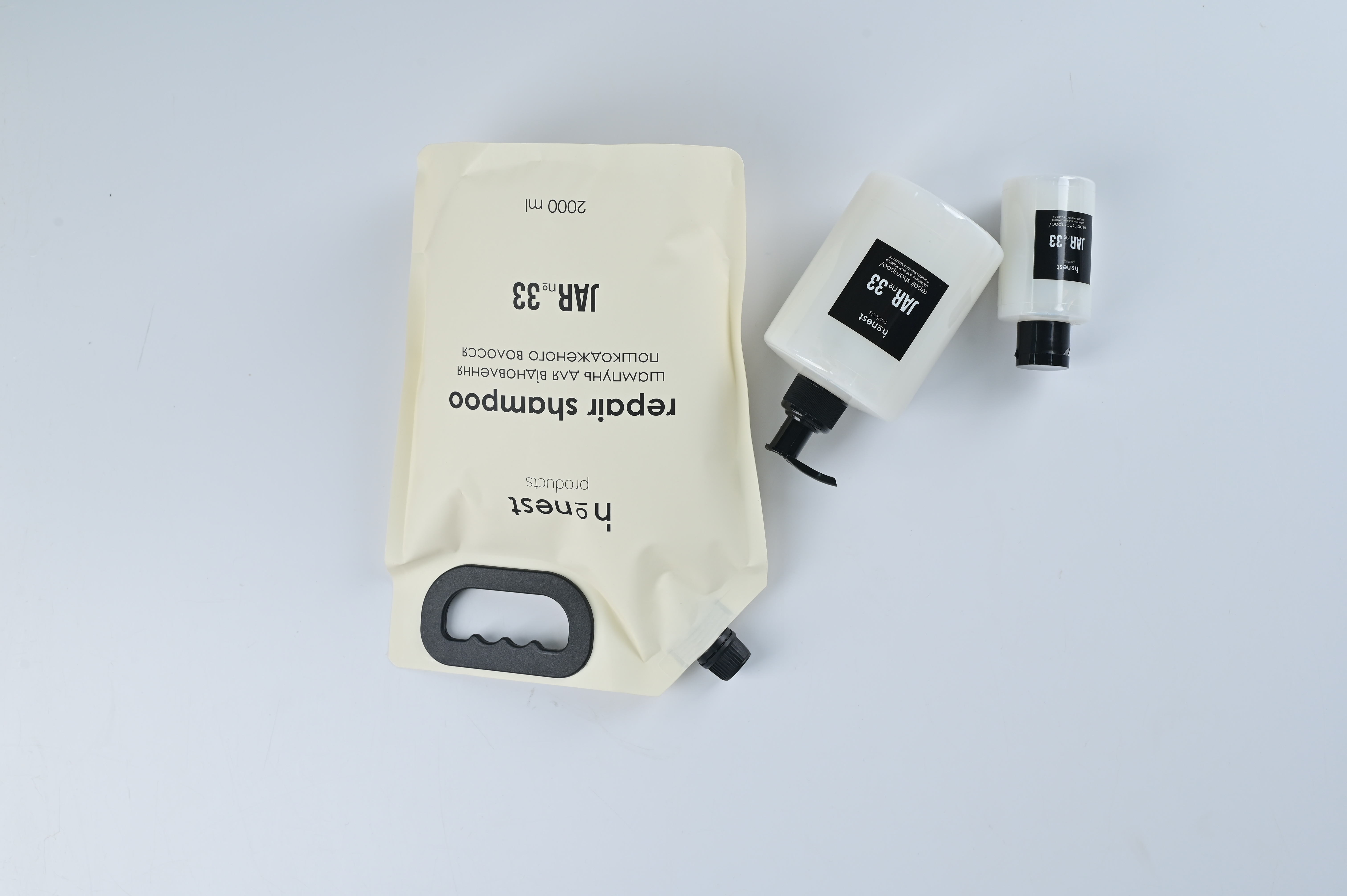 Шампунь для відновлення пошкодженого волосся JAR №33 від honest products, 100мл