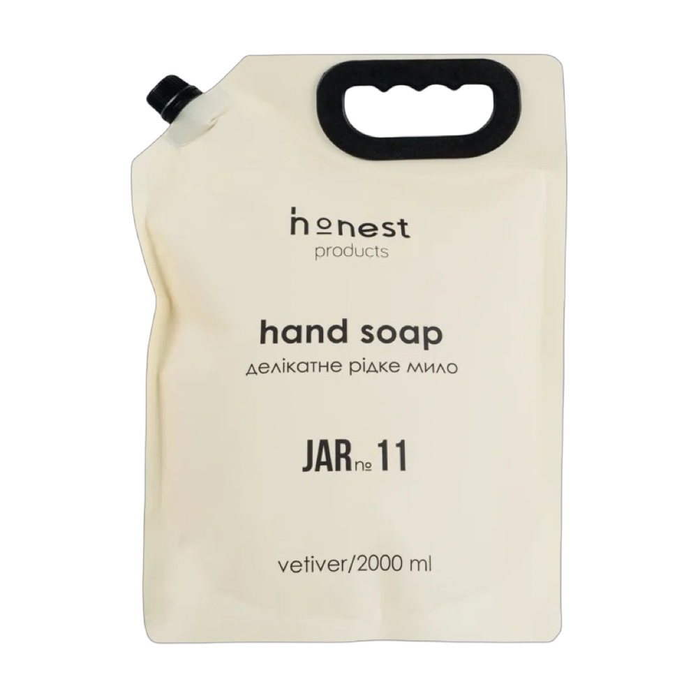 Деликатное жидкое мыло JAR №11 vetiver от honest products, 2л