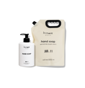 Набір для миття рук hand soap refill vetiver set