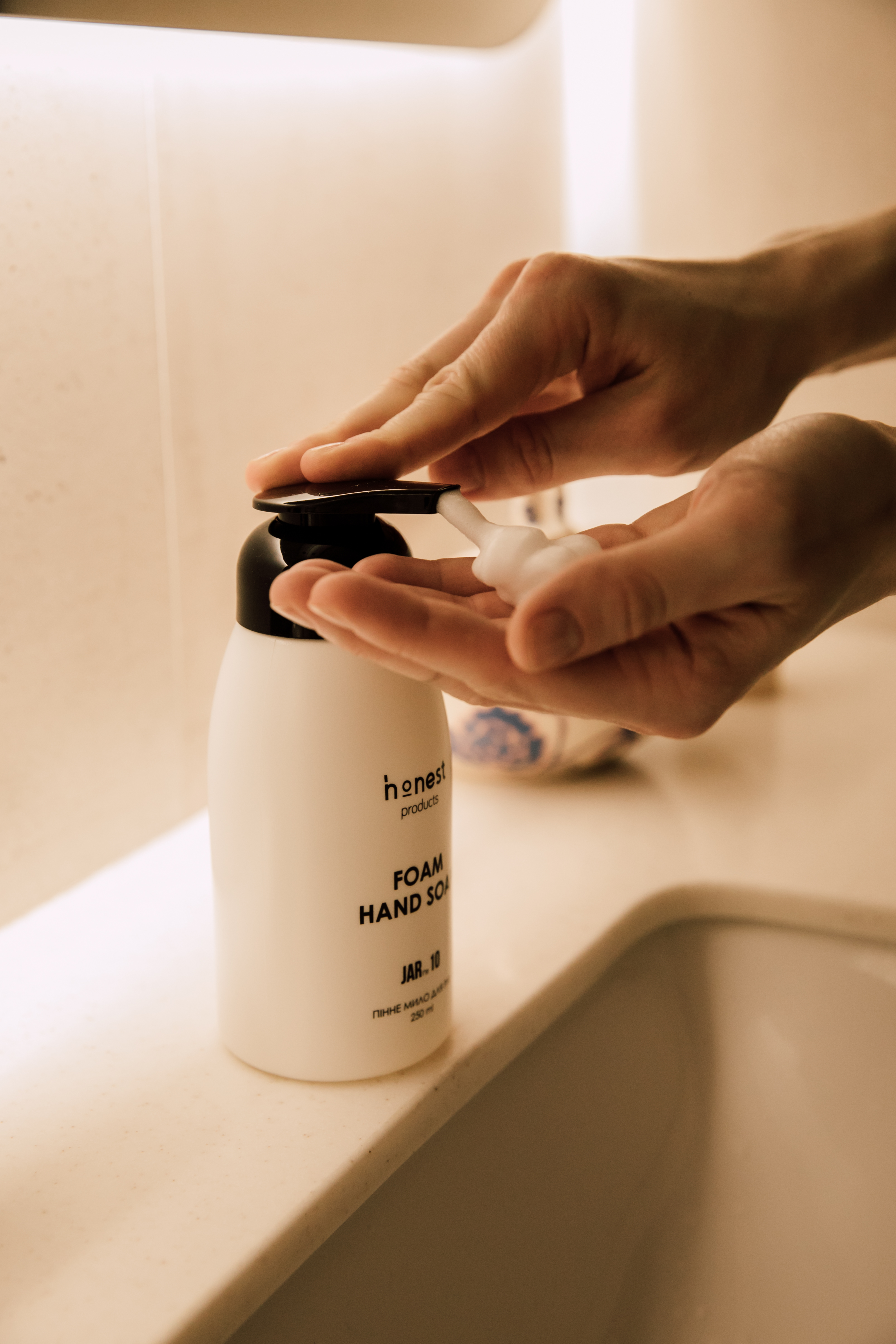 Пінне мило для рук JAR №10 від honest products, 250мл