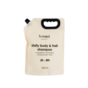 Щоденний шампунь для волосся і тіла Jar for Men від honest products, 2л