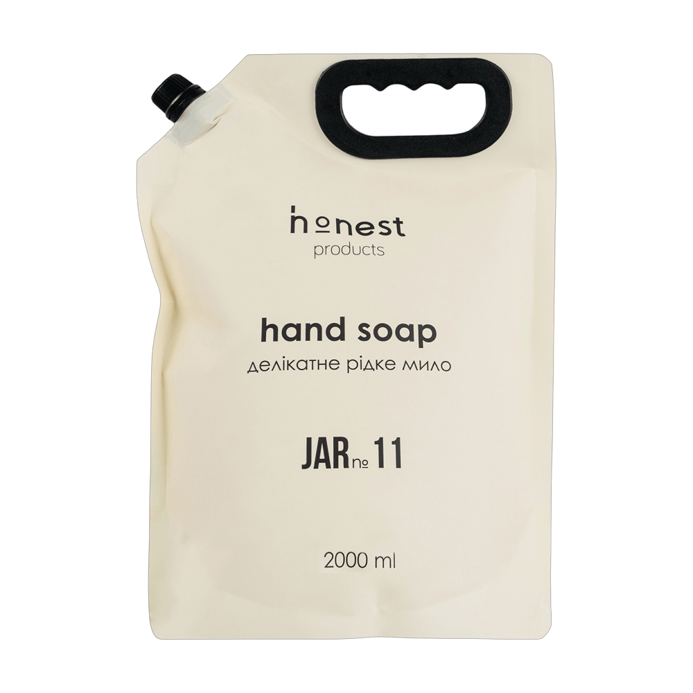 Деликатное жидкое мыло JAR №11 smoked sugar от honest products, 2л