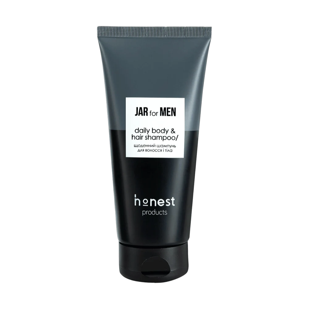 Ежедневный шампунь для волос и тела Jar for Men от honest products, 200мл