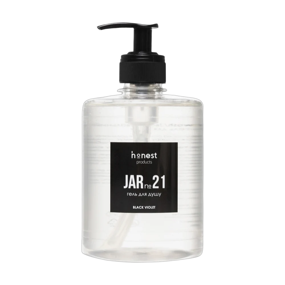 Увлажняющий крем-гель для душа JAR №21 black violet от honest products, 500мл