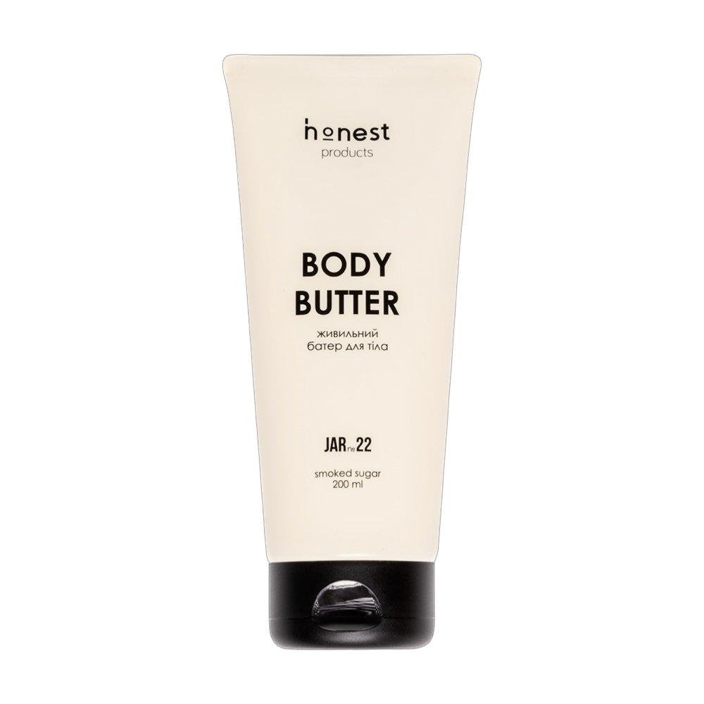 Питательный баттер для тела JAR №22 smoked sugar от honest products, 200мл