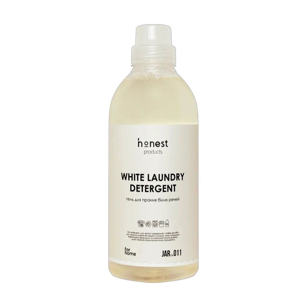 Гель для стирки белых вещей JAR №011 от honest products for home, 1л