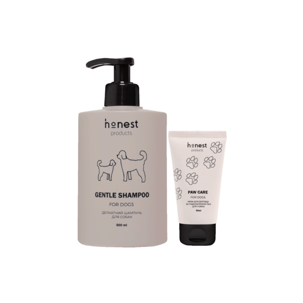 Набір для догляду за шерстю та лапами собак