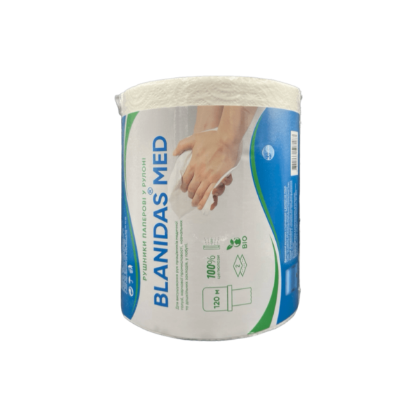 Рушники паперові у рулоні Blanidas med, 120м