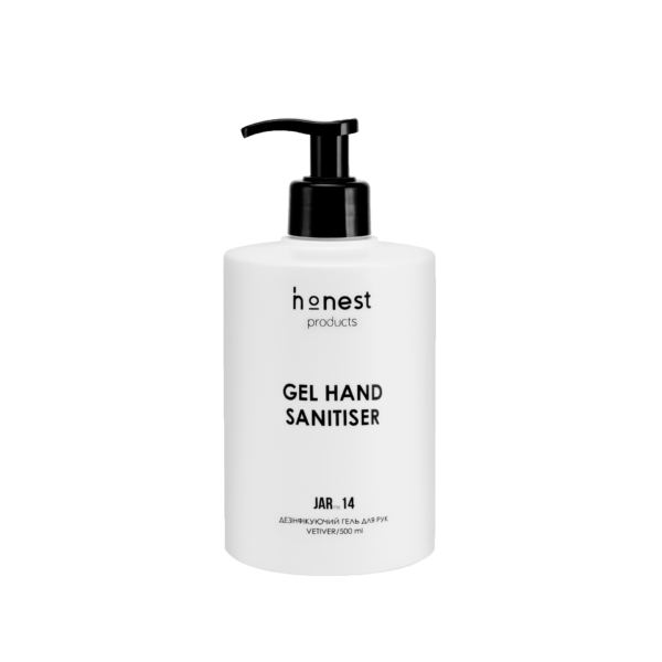 Дезінфікуючий гель для рук JAR №14 vetiver від honest products, 500мл