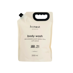 Зволожувальний крем-гель для душу JAR №21 vetiver від honest products, 2л