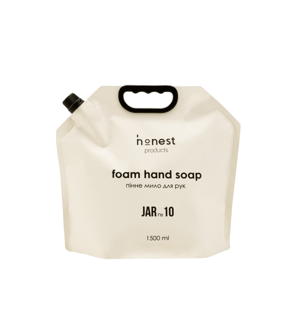Пінне мило для рук JAR №10  від honest products, 1,5л