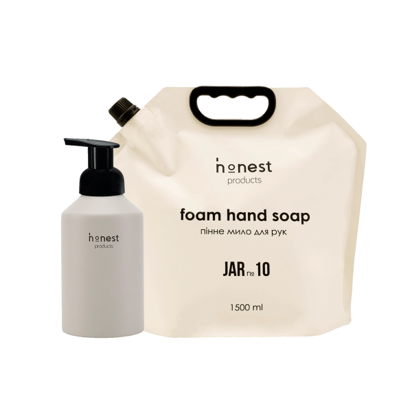 Набор с рефилом пенного мыла