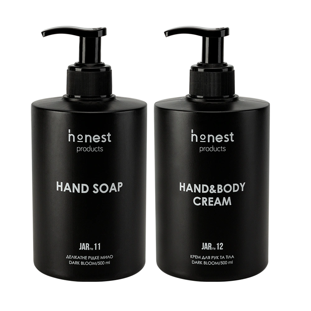 Набор мыло и крем для рук dark bloom от honest products
