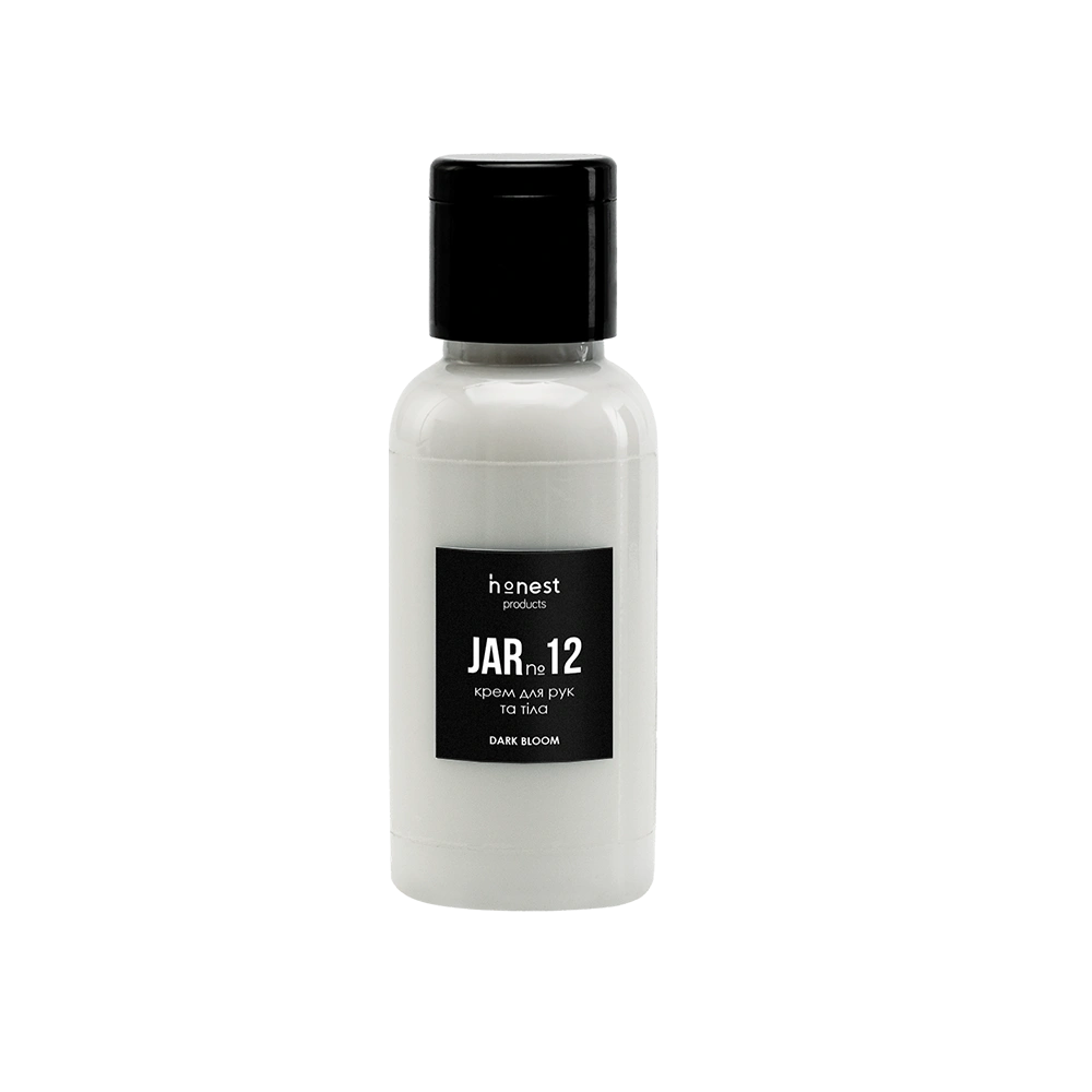 Увлажняющий крем для рук и тела dark bloom JAR №12 от honest products,30 мл