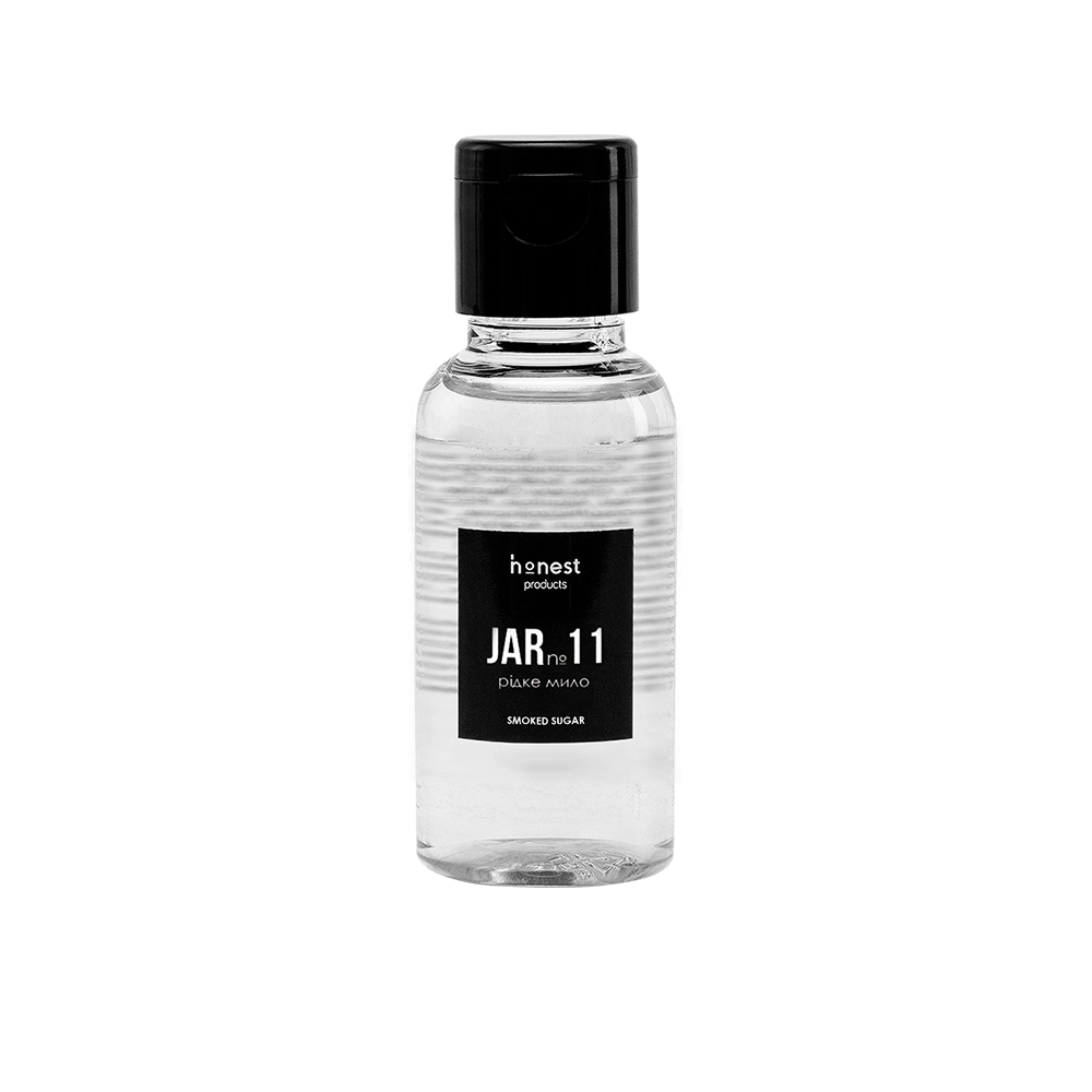 Деликатное жидкое мыло JAR №11 smoked sugar от honest products, 30мл
