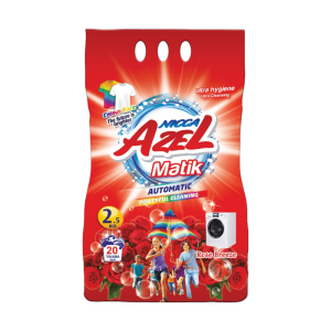 Стиральный порошок для цветных и белых тканей автомат Azel Matik, 2,5кг Red