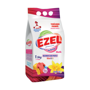Стиральный порошок для цветных тканей автомат Ezel Premium, 1,5кг