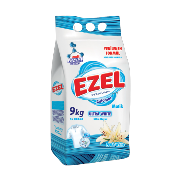 Стиральный порошок Ezel Premium для белых тканей Fresh White, 9кг