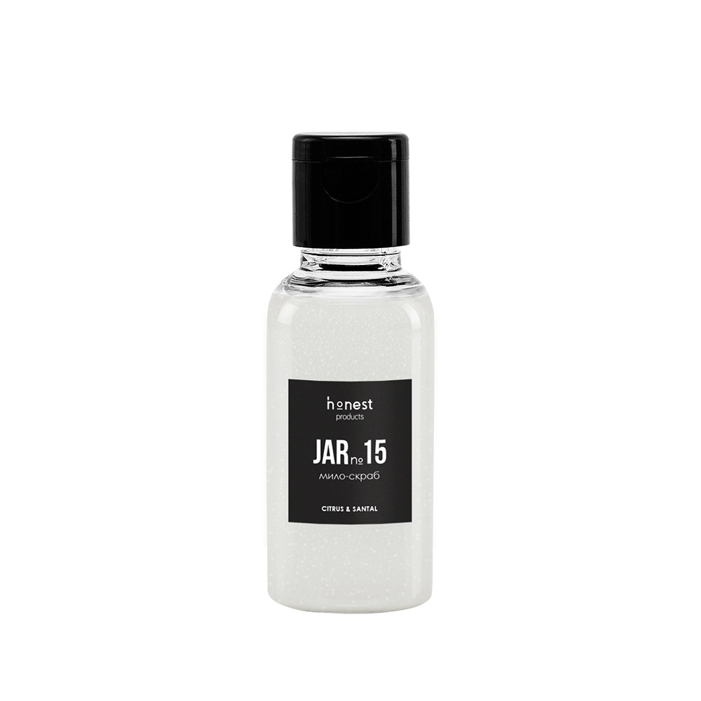 Мило-скраб JAR №15 citrus&santal від honest product, 30мл
