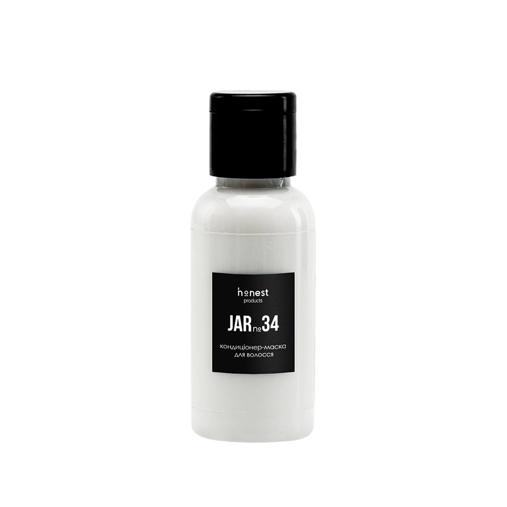 Кондиционер-маска для восстановления поврежденных волос JAR №34 от honest products, 30 мл